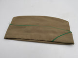 Original Korean War Era American Tan Garrison Cap, Staff Specialist, Size 7 1/8