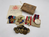 Original World War Two Medal Grouping, Seaman Waterfall of Petersfield
