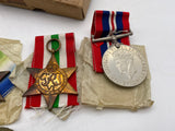 Original World War Two Medal Grouping, Seaman Waterfall of Petersfield