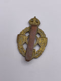 Original King's Crown Royal Electrical and Mechanical Engineers Cap Badge