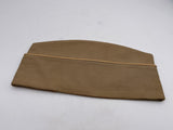 Original American Tan Garrison Cap, Quartermaster Corps, Size 6 3/4