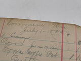 Original 19th Century American Book, Grocer's Sales Ledger