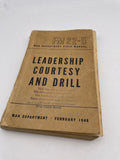 Original Korean War American Army Field Manual, FM22-5, Leadership, Courtesy and Drill