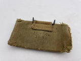 Original American First Aid Pouch, OD3, 1942 Dated