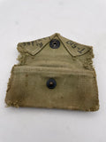 Original American First Aid Pouch, OD3, 1942 Dated