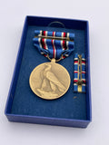 Original World War Two American Campaign Medal, Boxed