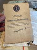Original World War Two Photograps and Papers, 8th Air Force, 490th Bomb Group, RAF Eye