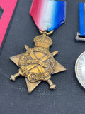 Original World War One Medal Trio, Gnr Barley, Royal Garrison Artillery