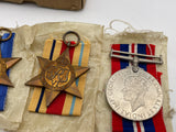 Original World War Two Medal Grouping, Shipping and Seamen Box, R.N. Hurst