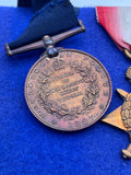 Original World War One Trio, 1887 Jubilee Medal, Police Interest, Pte Cunningham