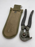 Original World War Two Era American M-1938 Wire Cutters and Pouch