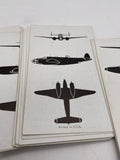 Original World War Two Era Aircraft Identification Cards, Large Stack