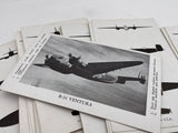 Original World War Two Era Aircraft Identification Cards, Large Stack