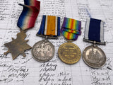 Original World War One Trio, Royal Navy Long Service, Alfred Sparks