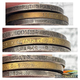 Original World War One Trio, Royal Navy Long Service, Alfred Sparks