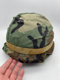 Original Korean War Rear Seam American M1 Helmet with Cover