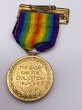 Original World War One Victory Medal, Cpl Gibbs, Royal Artillery