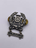Original American Expert Marksman Badge, Rifle Clasp, 1/20 Silver Filled