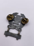 Original American Expert Marksman Badge, Rifle Clasp, 1/20 Silver Filled