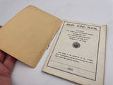 Original World War Two American Army Song Book, 1941 Dated