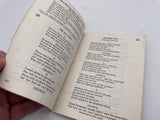 Original World War Two American Army Song Book, 1941 Dated