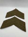 Original World War Two Era British Sergeant Stripes/Chevrons