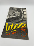 Original US Army Ordnance Department Recruitment Flyer
