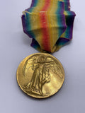 Original World War One Victory Medal, Pte. Hall, Duke of Cornwalls Light Infantry