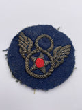 Original World War Two 8th Army Air Force Patch, Hand Sewn Bullion