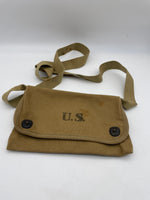 Original World War One Era, American Spare Parts Pouch, Modified with Strap and Initialled