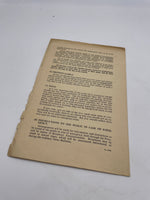 Original World War Two Civil Defence Booklet, "...if War Should Come", 1939