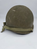 Original American Korea/Vietnam War Era M1 Helmet, Rear Seam