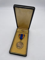 Original World War Two American Air Medal, Cased with Buttonhole