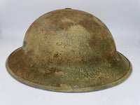 Original World War Two Brodie Helmet, Type II, Desert/Sand Camouflage