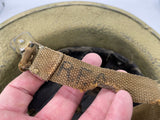 Original World War Two Brodie Helmet, Type II, Desert/Sand Camouflage