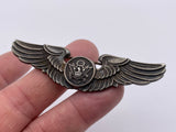 Original World War Two Era Aircrew Wings, Sterling Marked, Pin Back, 3 Inch