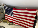 Original World War Two 48 Star American Casket Flag, 9 1/2ft x 5ft, 50 Star