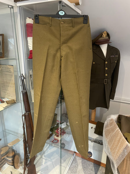 Original World War Two Era Enlisted Man's Wool Trousers, 28x31