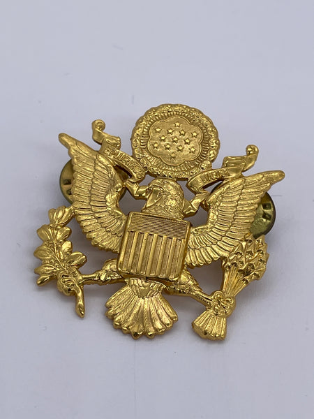 Genuine Current Issue American Officer's Visor Cap Badge