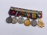 Original Two War Miniature Medal Grouping