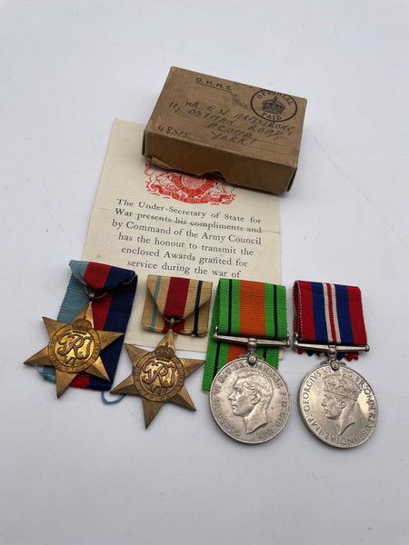 Original World War Two Medal Grouping, Incl. Box of Issue