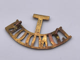 Original Brass Shoulder Title, T/London Regiment