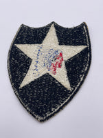 Original World War Two American 2nd Infantry Division Patch