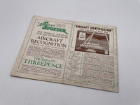 Original 1941 Dated Book, Aeroplane Recognition, Part Three