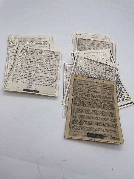 Original World War Two Collection of V-Mails, Chaplain in the U.S. Navy