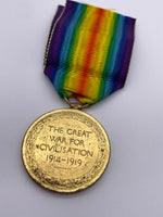 Original World War One Victory Medal, Pioneer Hoban, Royal Engineers