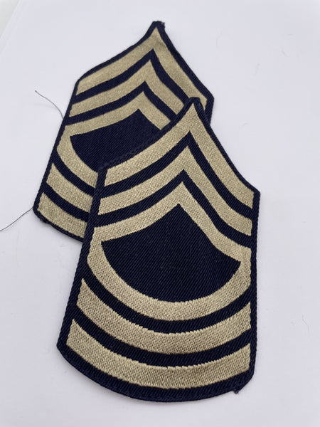 Original World War Two Era American Master Sergeant Stripes, New Old Stock