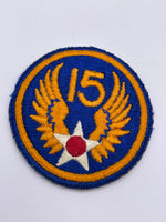 Original World War Two Era American 15th Army Air Force Patch