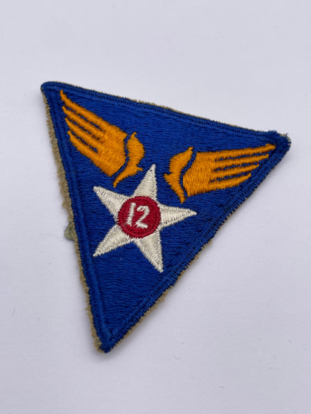 Original World War Two Era American 12th Army Air Force Patch