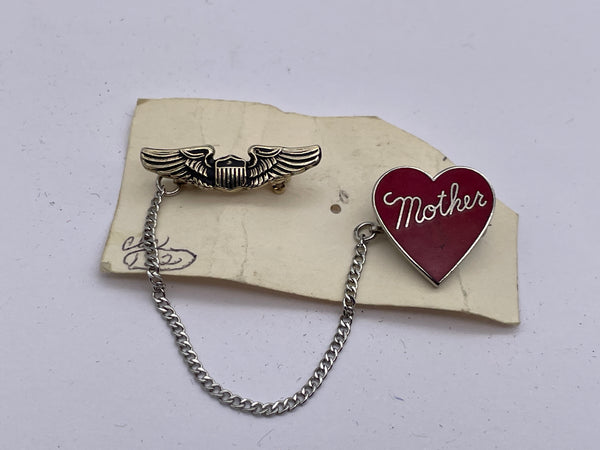 Original World War Two Era American Army Air Forces "Mother" Badge
